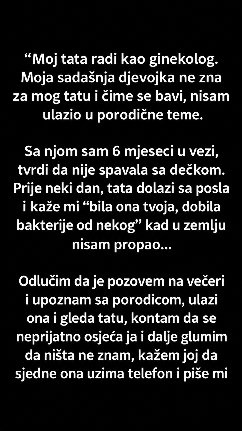 OTAC MI JE REKAO NEŠTO O MOJOJ DJEVOJCI ZBOG ČEGA SAM POSUMNJAO NA PREVARU – A ONDA SAM SAZNAO CIJELU ISTINU